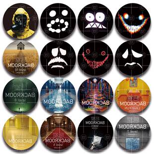 The Backrooms后室周边徽章微笑者收藏胸针旅行者悲魇 响魇 笑魇