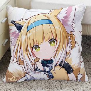 明日方舟周边抱枕玩偶手办斯卡蒂虎鲸霜星源石凯尔希银灰公仔礼物