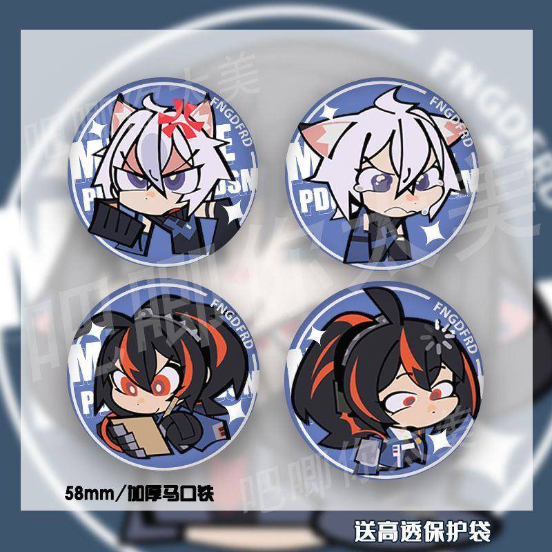 周边吧唧马口铁徽章谷子礼物挂件饰品游戏简·杜青衣赛斯朱鸢q版