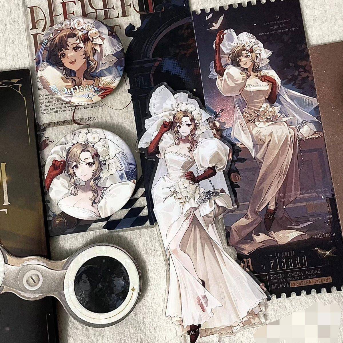 重返未来1999周边 重返未来1999梅兰妮 吧唧亚克力立牌自制