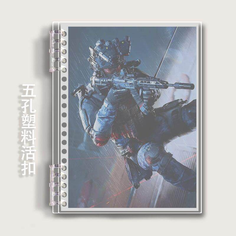 三角洲行动系列学生a5a6笔记本空白本网格本b5英语本横线 线本手