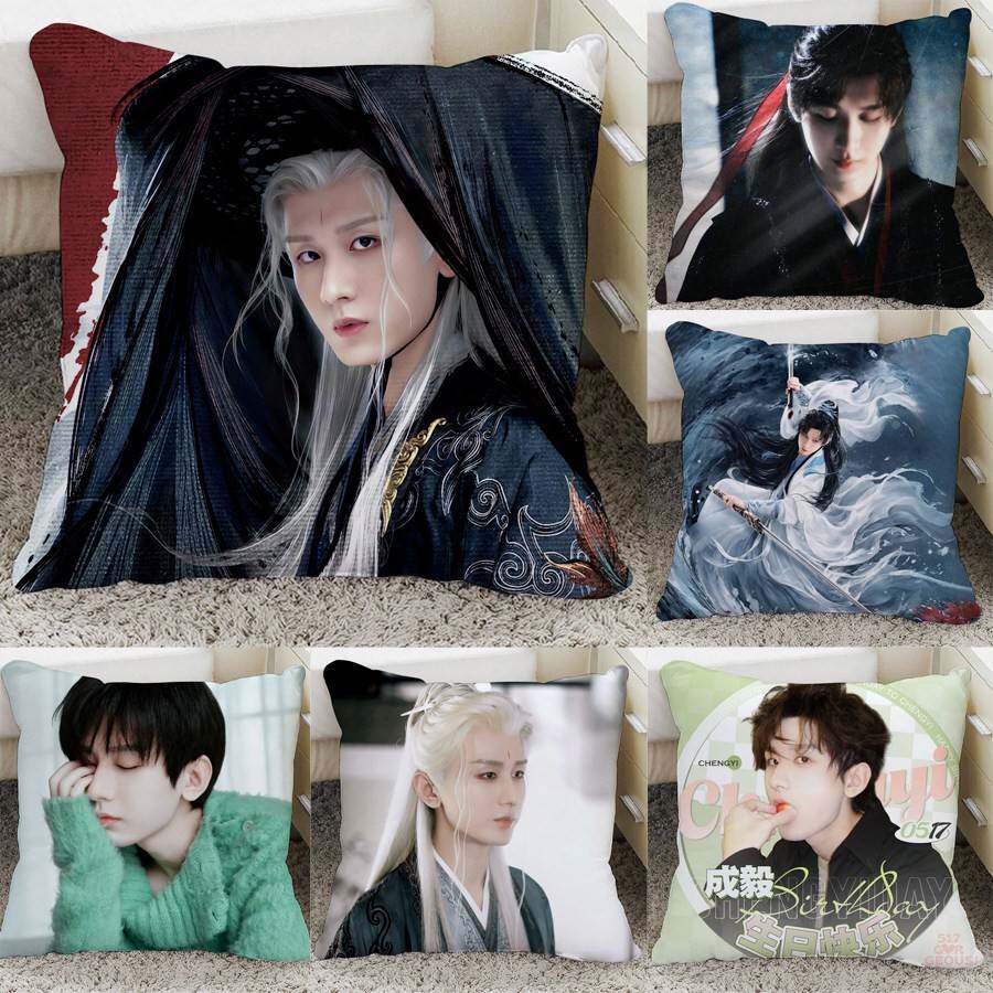 成毅抱枕图片双面制作周边李沉舟李莲花沙发靠枕被子俩用