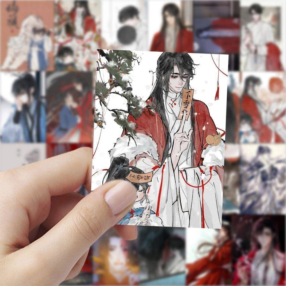 判官贴纸189张谢问闻时古风绘画同人周边笔记本水杯手机diy小贴画