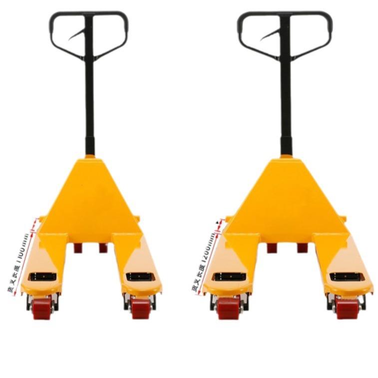 升降小型手拉叉车手动搬运拖车叉车手动液压车2吨吨装卸地牛厂家