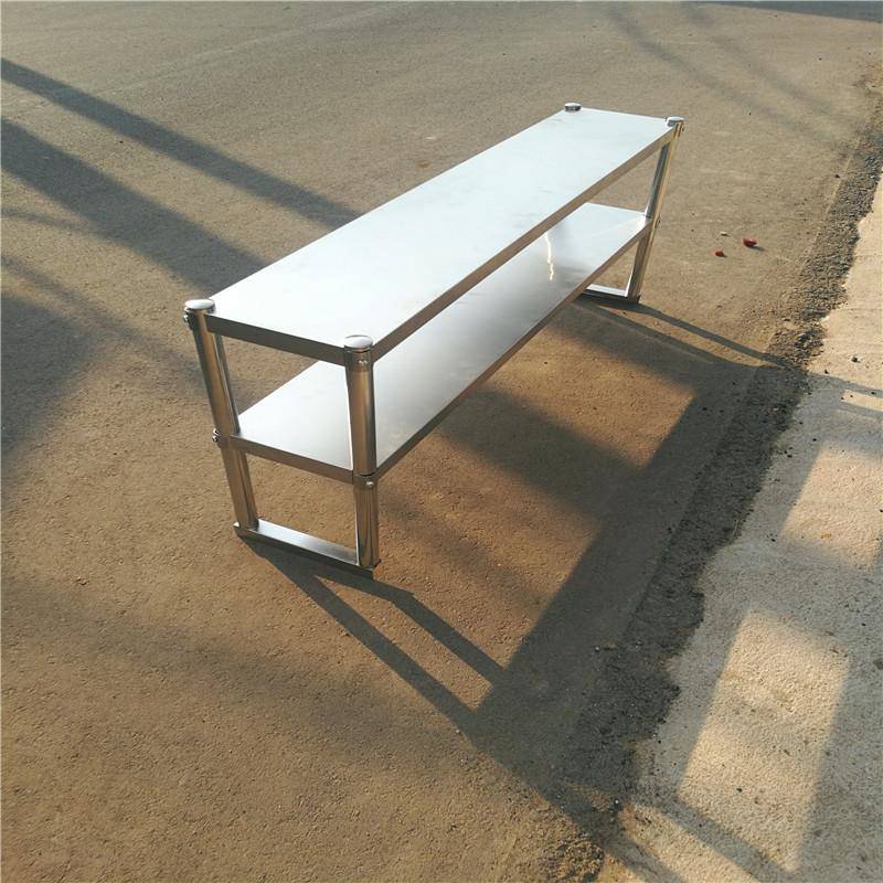 不锈钢两层台面立架三层台面立架厨房储物架搁物架