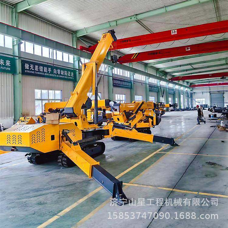 全地形链轨式起重机油电双动力蜘蛛吊小巧轻便幕墙安装履带吊车