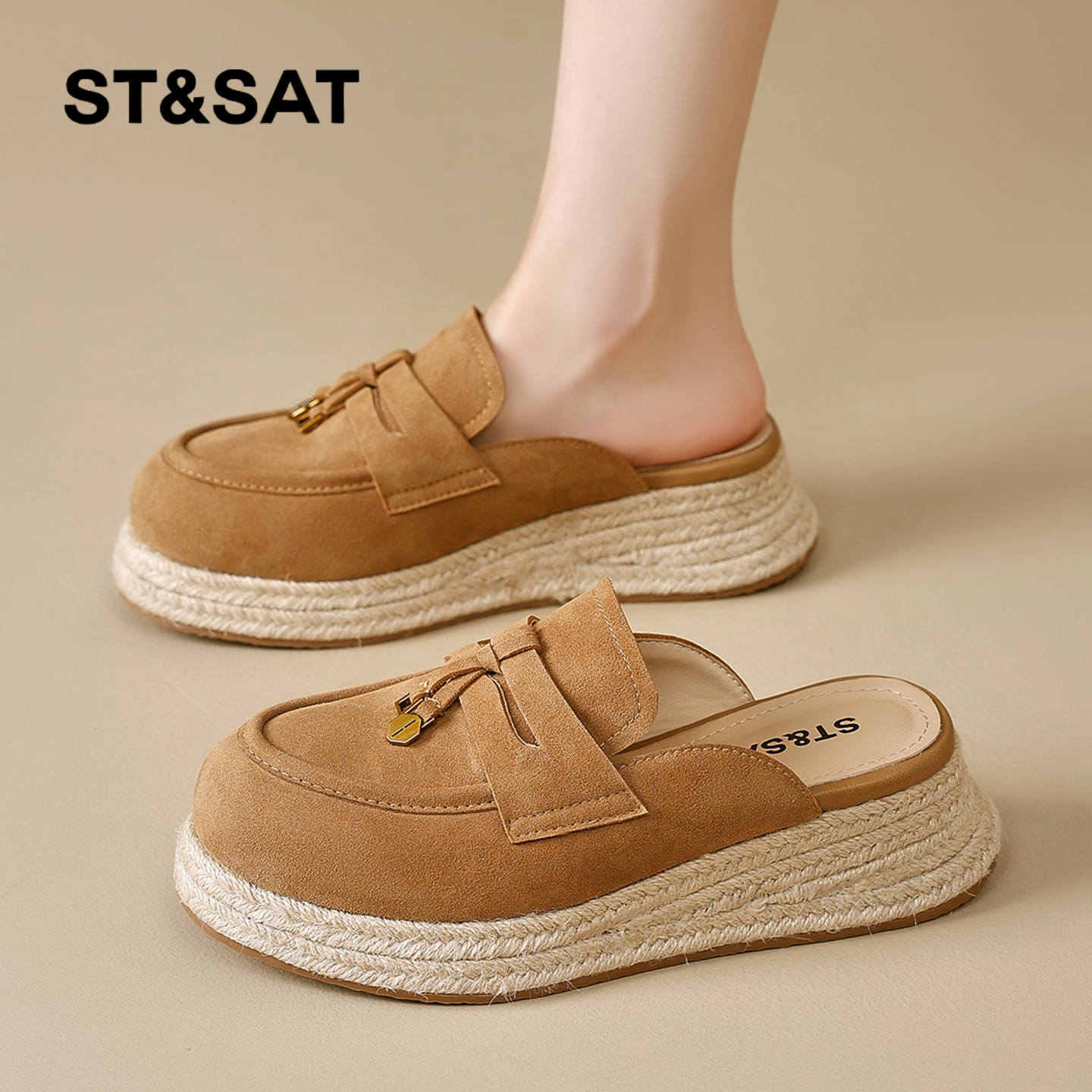 星期六时尚气质真皮超火百搭女士