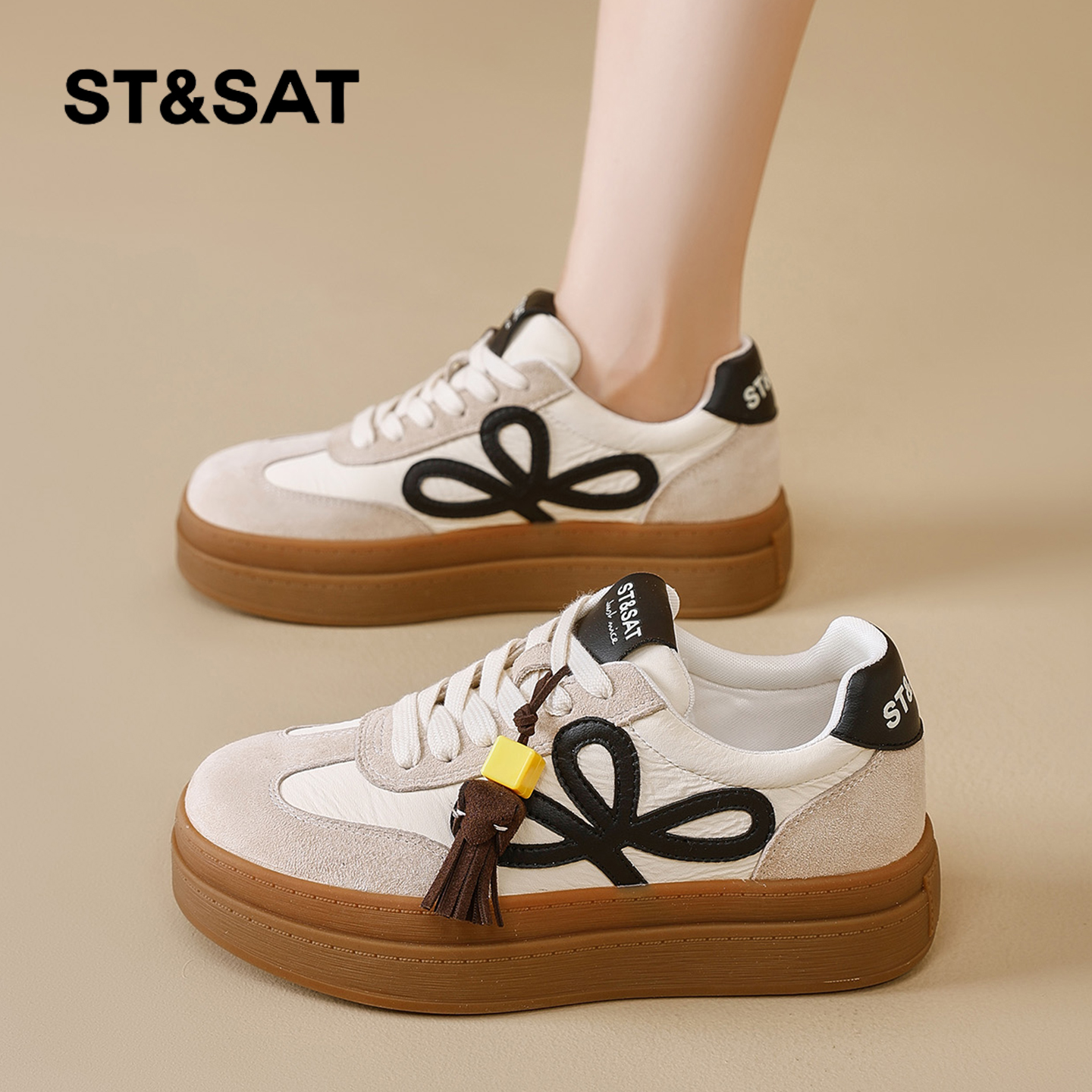 星期六时尚气质百搭超火真皮阿甘