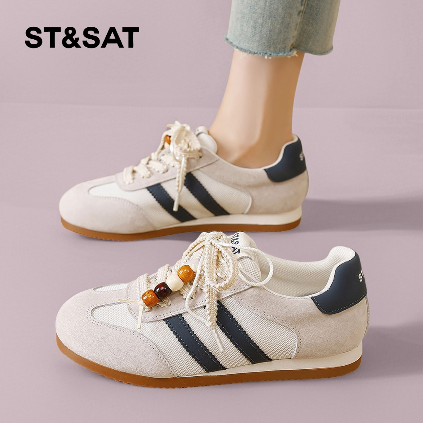 星期六气质时尚运动经典复古板鞋