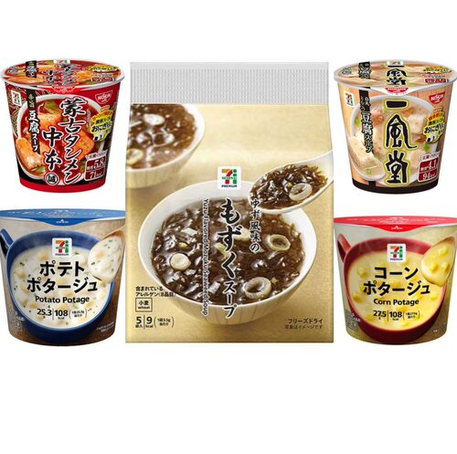 711便利店方便速食汤菠菜鸡蛋