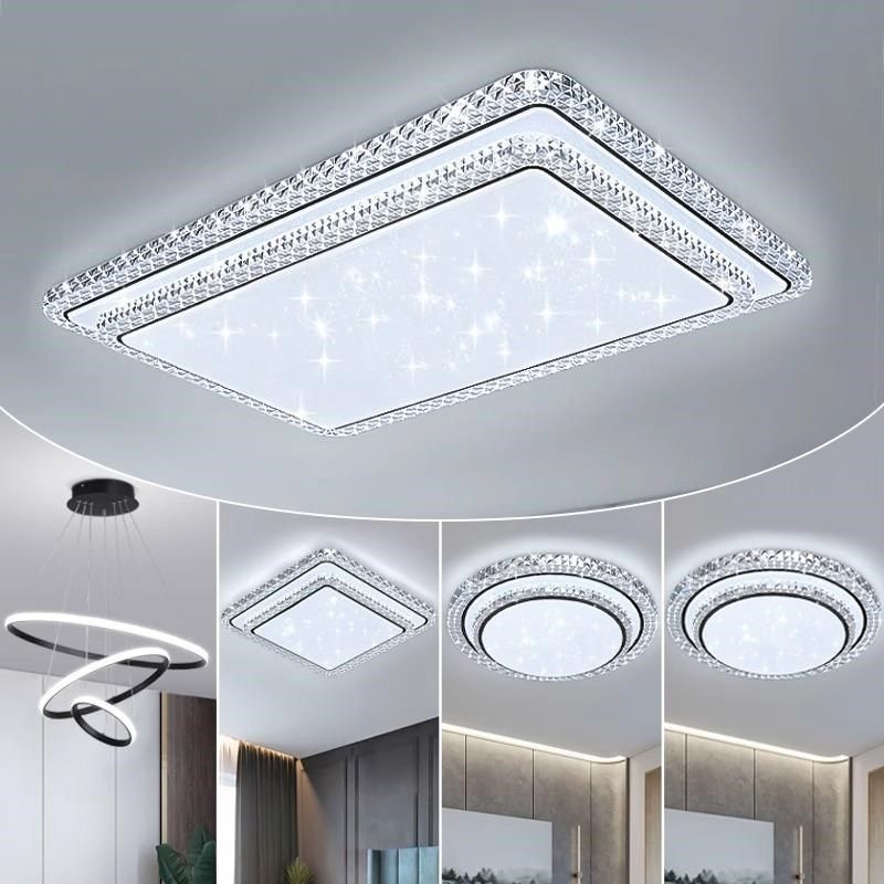 轻奢客厅主灯新款大厅吸顶灯全光谱水晶简约现代全屋套餐组合灯具,家装灯饰光源,客厅吸顶灯,淘宝优惠券,粉丝福利购,淘宝优惠卷