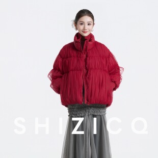 柿子SHIZICQ禾木的风2025新款羽绒服女款冬季90白鸭绒巨好看短款