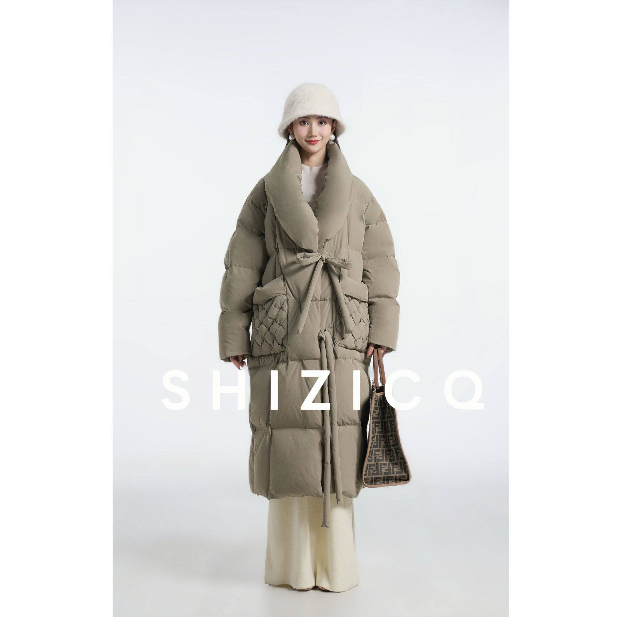 柿子SHIZICQ织梦2025新款羽绒服女冬季长款加厚保暖90白鹅绒外套,女装/女士精品,羽绒服,淘宝优惠券,粉丝福利购,淘宝优惠卷