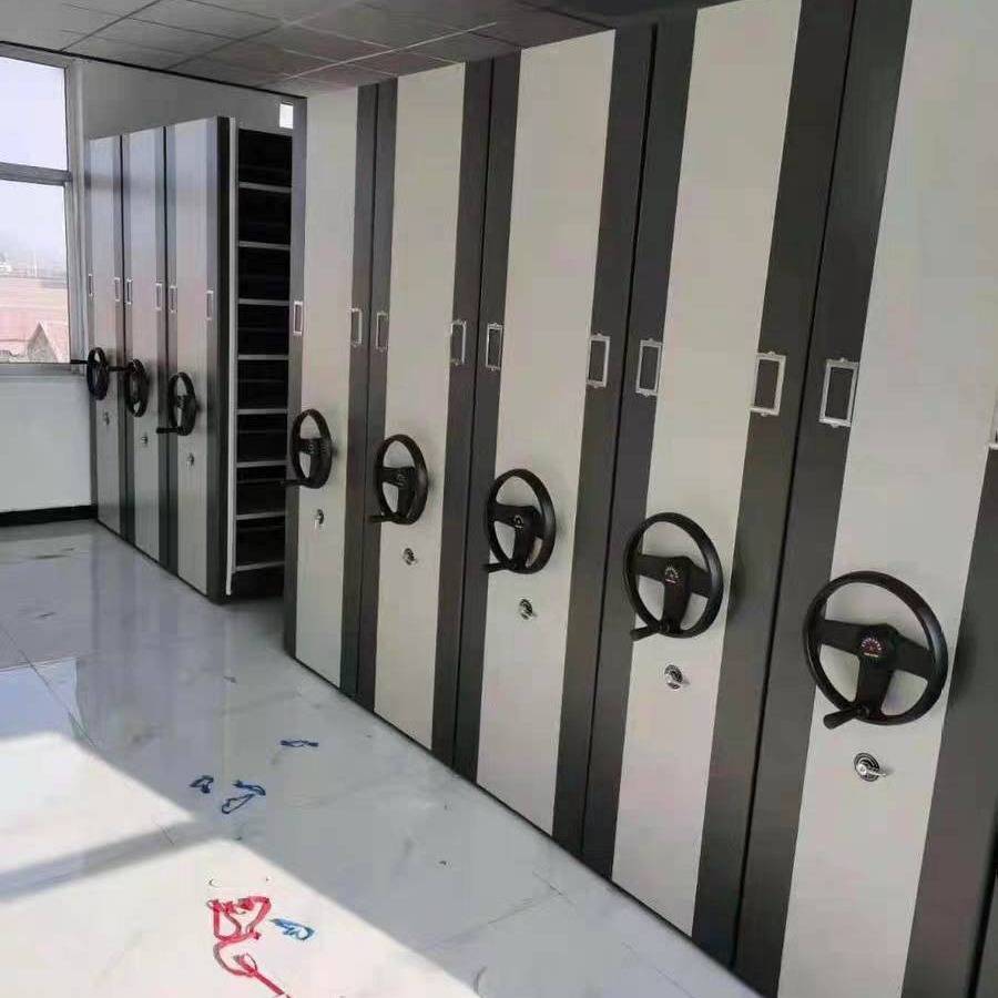 密集架财务凭证档案室手摇式病案底图资料柜移动智能电动文件柜