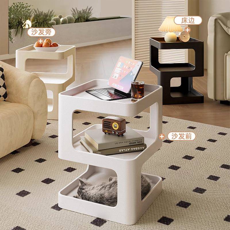 异性几茶床头LCH客厅沙发边收纳柜铁柜艺移动茶几小桌子520边几几