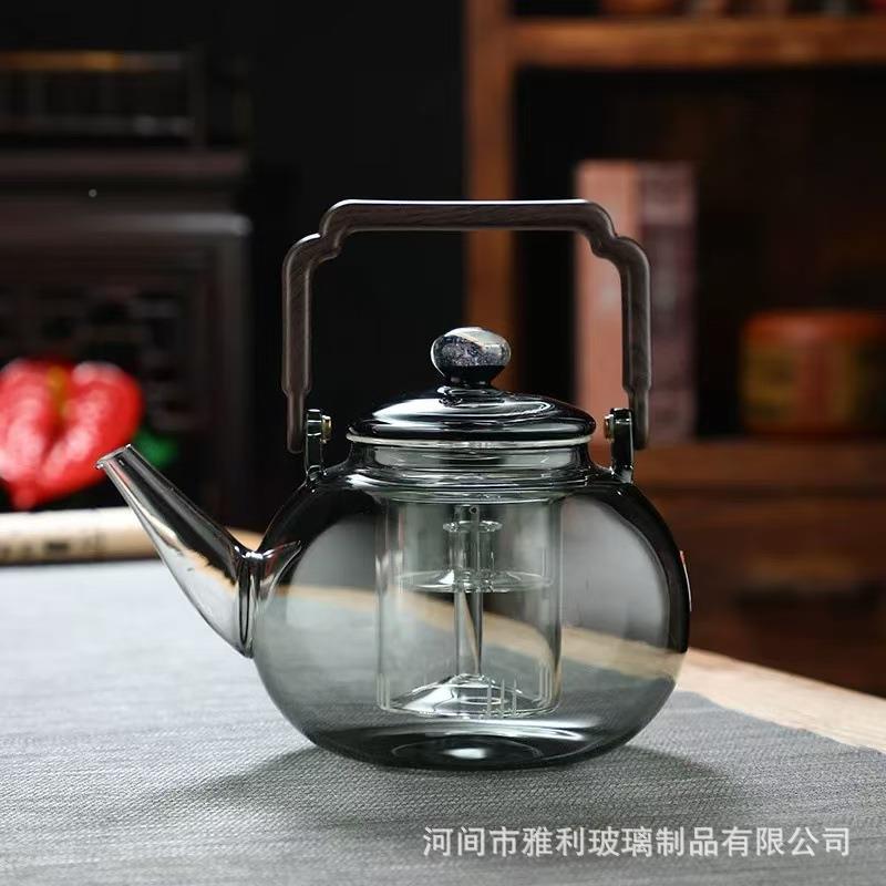 高硼硅玻璃36壶提梁耐高温耐热陶电炉茶壶煮家用加厚简约烧水泡茶