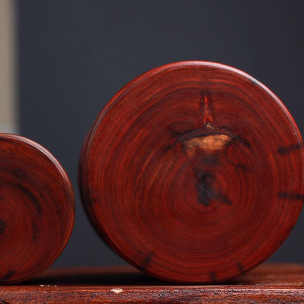 非洲小叶紫檀苏式笔筒檀木书房家居摆件中国风书桌办公文房四宝