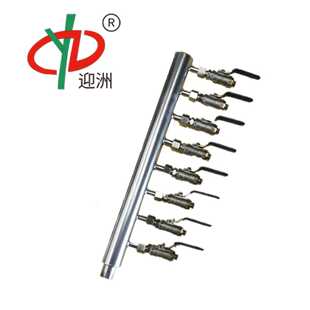 KFQ气源分配器不锈钢304定 制气分配装置多种规格快插多管气路排