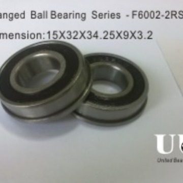 带法兰微小型深沟球轴承-F系列-F6002-2RS轴承