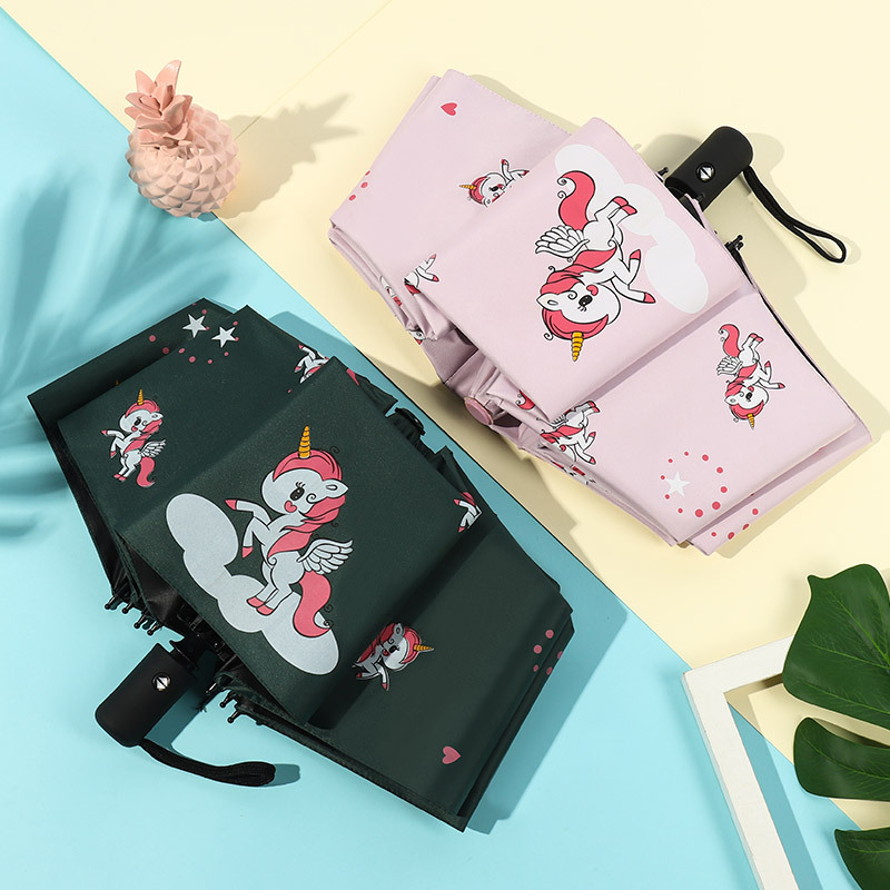 全自动雨伞女晴雨两用男儿童太阳伞小学生折叠遮阳伞Z女孩防晒伞