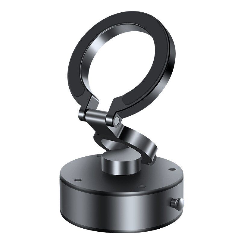 电动真空吸附磁吸车载手机支架汽车导航多功能吸盘手机架2024新款