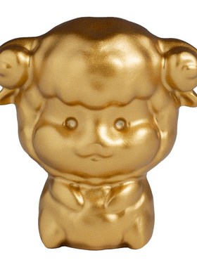 黄铜十二生肖摆件沙金卡通鼠牛虎兔龙蛇马羊猴鸡狗猪新年生日礼物