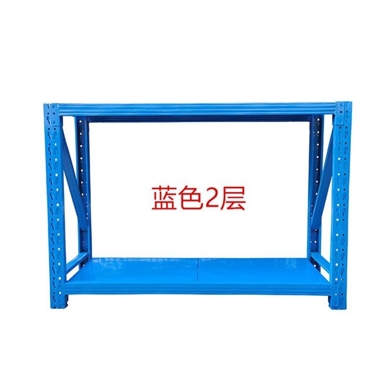 高度1米两层三层仓储仓库货架家用多层货架重型金属展示架可拆卸