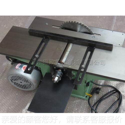 台家do-tp-33具木工台式刨 电型木加工压刨机 小型木板木料钻眼动