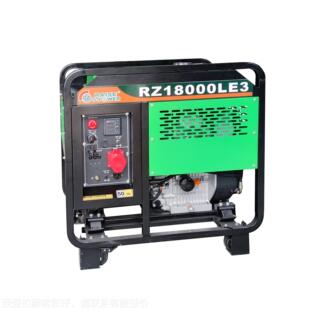 相三相工业电级V型双缸RZ18000L风冷四冲程柴油发机 12kW13k.2W单