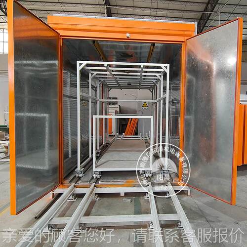 Hevy dutyv rail oen重型推温车烘箱高温工业烤箱大型工业恒烘NSC