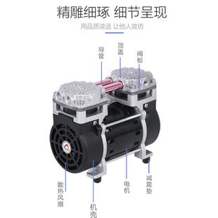 廠家銷328B 0H微K型無油直3真空泵大功率工業(yè)用抽氣泵