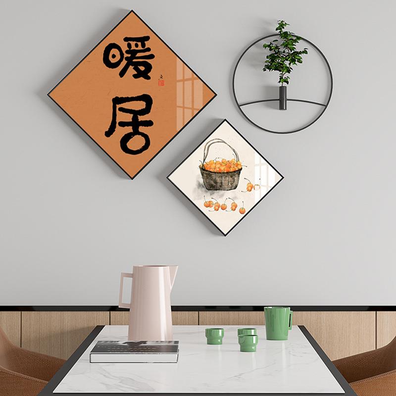 代简餐FKP厅装现饰画饭厅挂画桌客厅墙壁画餐墙面抽约象画北欧组