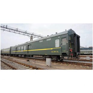 高档N27邮政UZ25G客车厢HO比例中国铁道火车模型1:87带室内灯