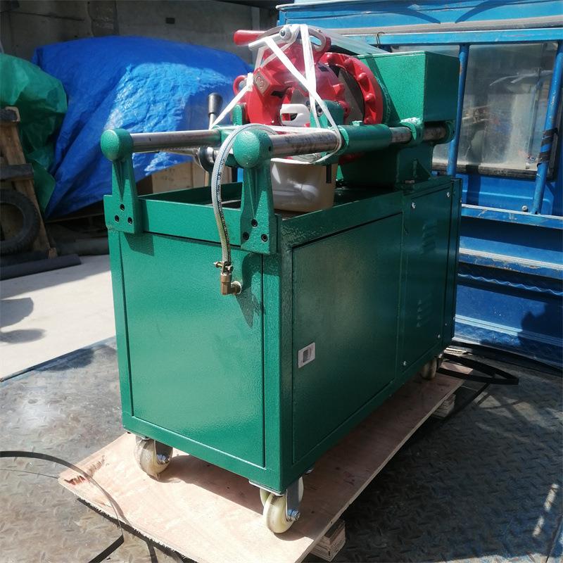 三速圆钢套牙机钢结构地脚螺栓车丝机圆钢开牙机 预埋螺栓套丝机