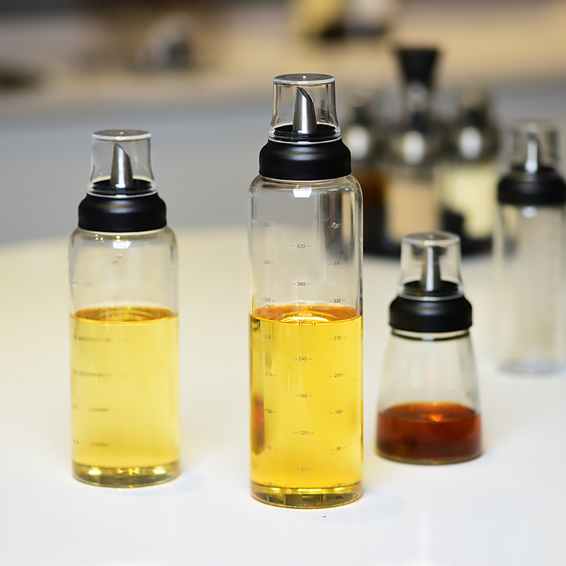 油瓶玻璃 防漏倒油壶不锈钢大号家用小酱香装油醋瓶罐厨房用品