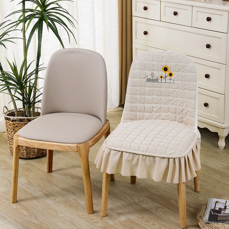 2024新款椅子套罩高级感椅套四季F通用餐桌椅套座椅凳子套保护套