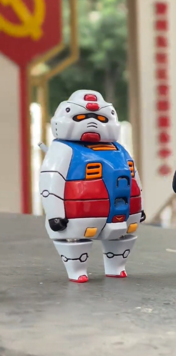 Q版元祖扎古白模抽象扎古元祖高哒sd高哒改件新款2025