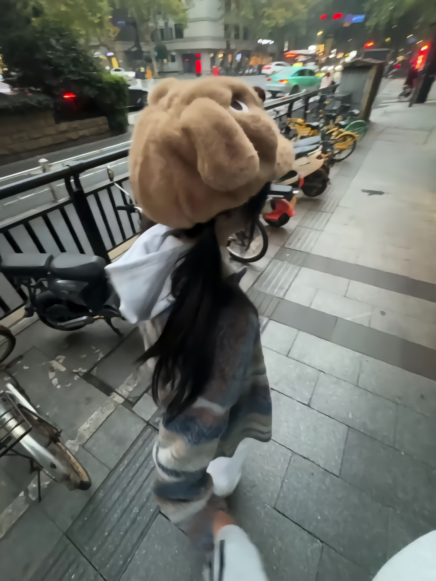 冬季甜美可爱怒气小狗狗毛茸茸耳朵八角贝雷帽女保暖护耳画家帽子