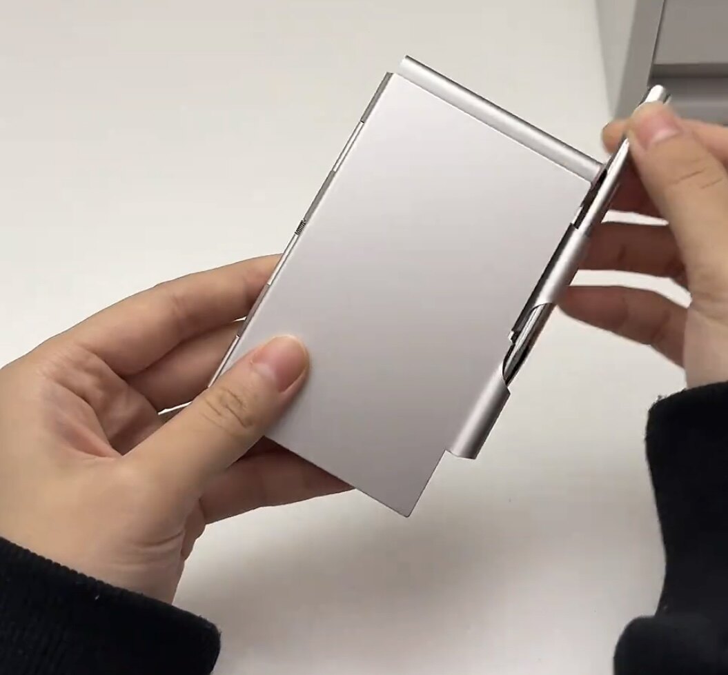 铁盒便签本随身笔记本口翻可撕便签携带活页铝金属袋迷你记事本