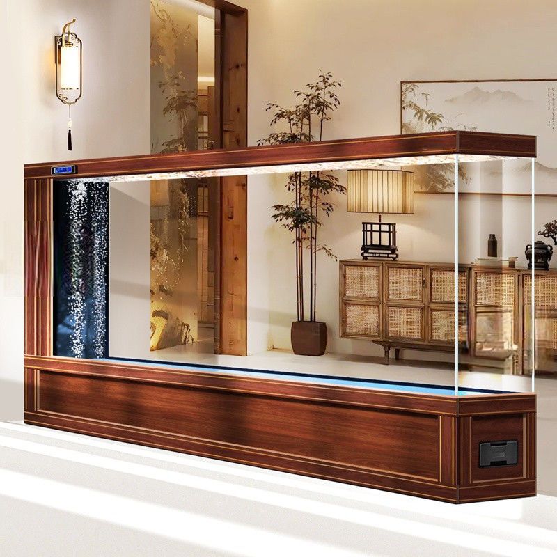 2025新款超白玻璃屏风隔断鱼缸