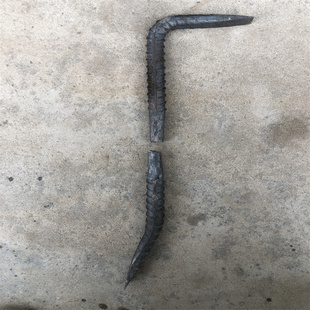 七字形木工撬棍头子焊接铁管拆模工具翘板子工地敲杠神器起钉子