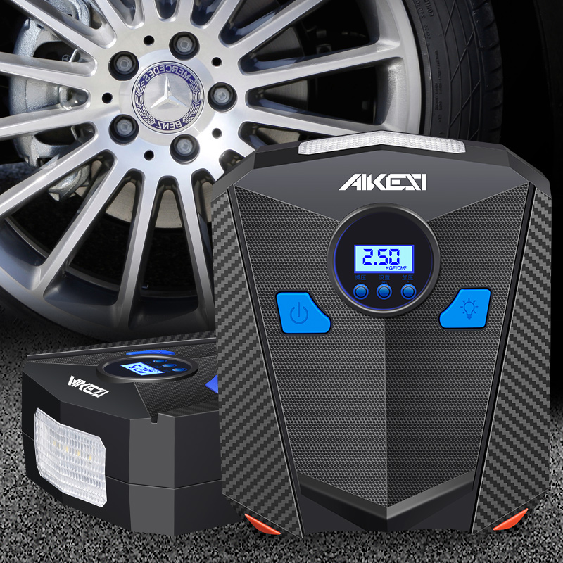 车载充气泵小轿车便携式汽车电动轮胎多功能12v加气泵车用打气筒