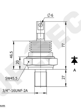 ZK200A2500V 2700V 3000V4000V中频炉快速续流二极管快恢复整流管