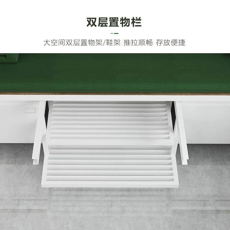 上NSF下铺钢式厚双床单人床铁加艺铁架床内务柜制学层习电脑桌椅