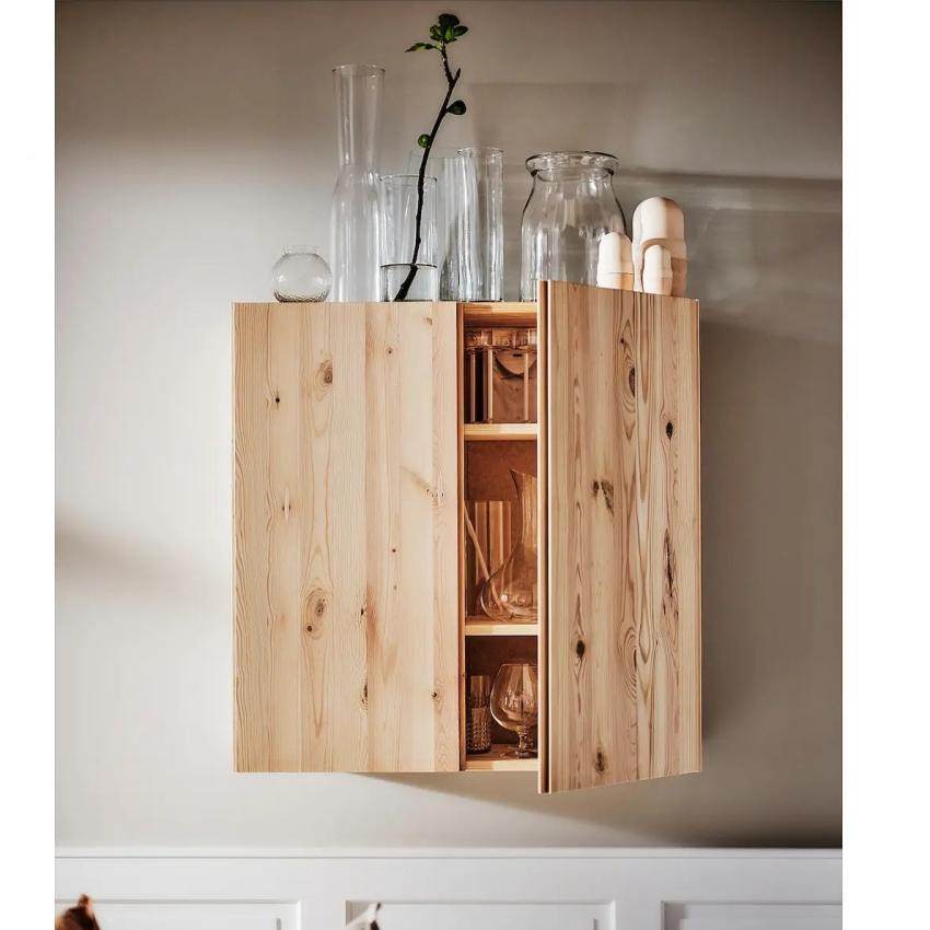 全实柜收纳墙壁柜墙DBT上落地置物架壁挂式书架吊墙面储木物柜带