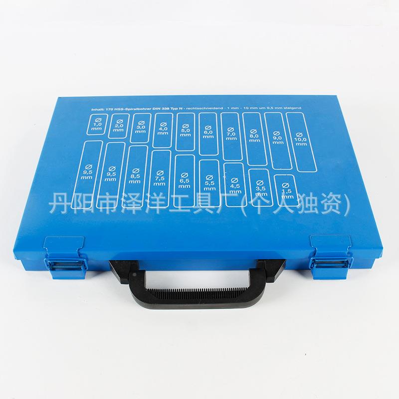 70pc直1柄麻孔花钻套装金属镀铁板木头打工YTA具高速钢钛麻花钻