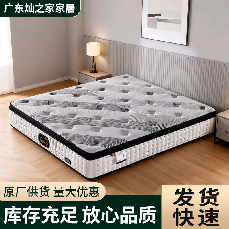 席梦思床垫软硬两用20cm厚1.8米1.5m椰棕双人家用经济型弹簧床垫