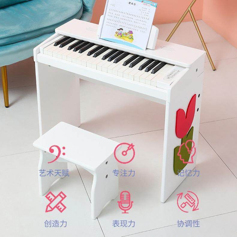 儿童钢琴初学无品牌/门基础37键入钢琴者子钢琴电便携式