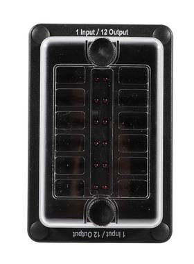 025新款一12出进带保险丝盒房车2游艇改灯装保险座带橡胶无品牌/