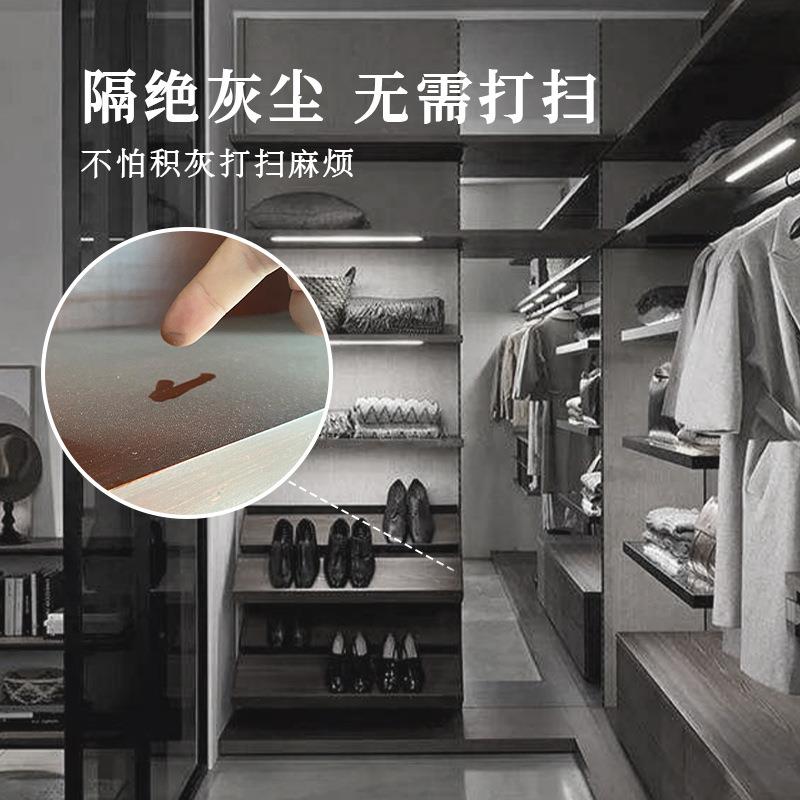 J6D试A服开放式衣衣帽间防尘帘F768JS68门帘免打孔遮挡柜帘柜装店